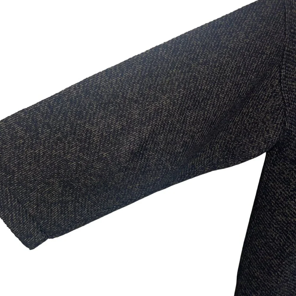 Eileen Fisher Womens Jacket Size Large Black Pockets Casual Pure Cotton - Picture 8 of 11